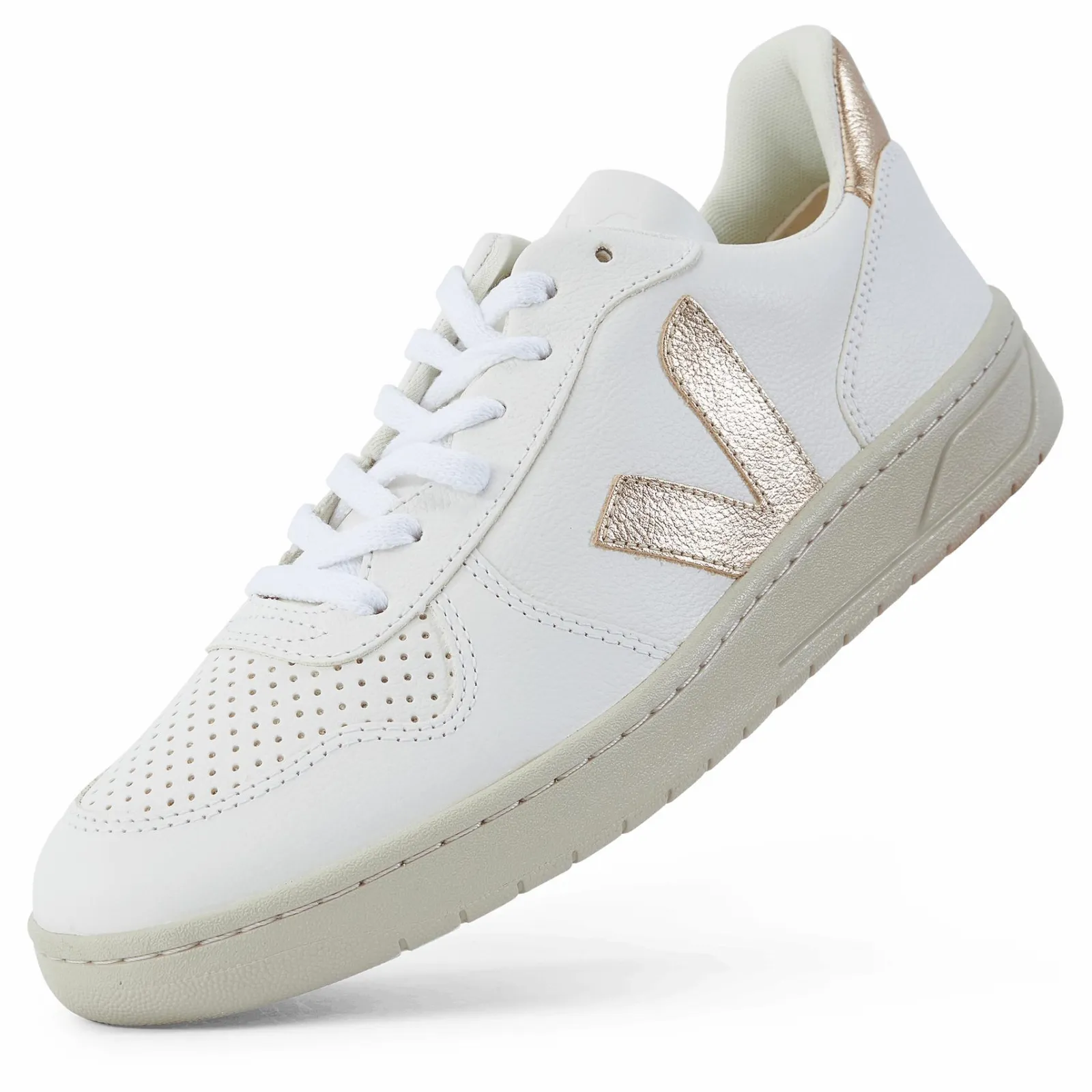 Veja V-10 Chromefree Leather Extra White