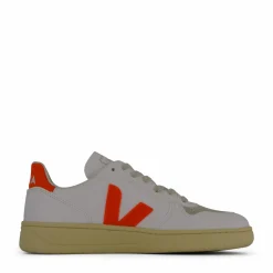 Veja V-10 Cwl White Orange Fluo