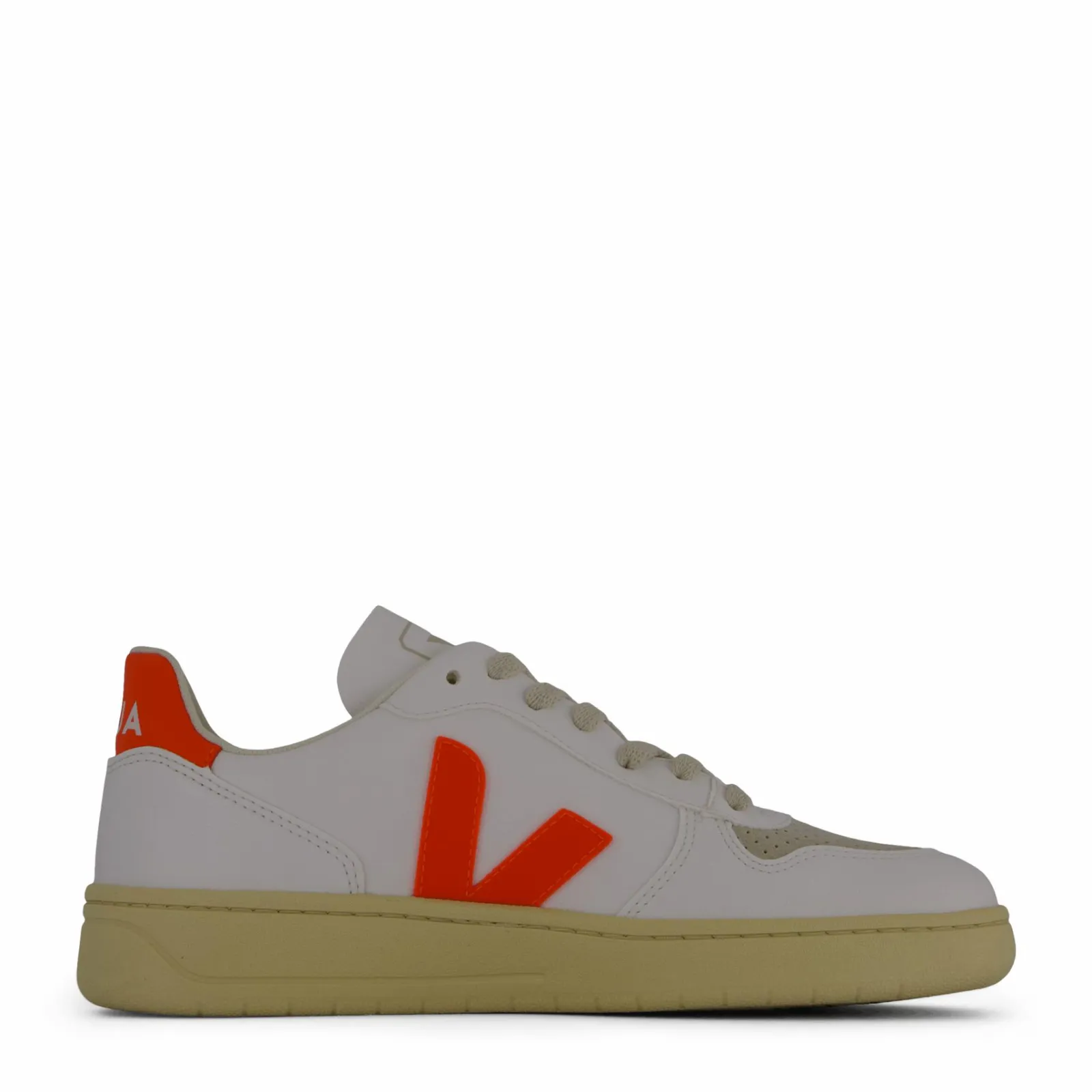 Veja V-10 Cwl White Orange Fluo