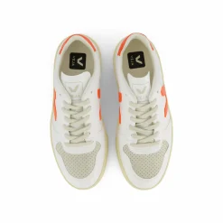 Veja V-10 Cwl White Orange Fluo