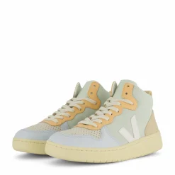 Veja V-15 Suede Jade White Multico