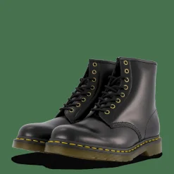 Dr Martens Vegan 1460 Black Norfolk Flat & Black Bor