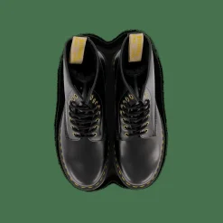 Dr Martens Vegan 1460 Black Norfolk Flat & Black Bor