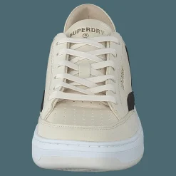 Superdry Vegan Basket Ov Low Trainer Oatmeal/vintage Black