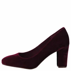 Bianco Velvet Pump OND17 40 Wine Red