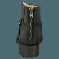 Johnny Bulls Very Low Boot Zip Back Black/Silver