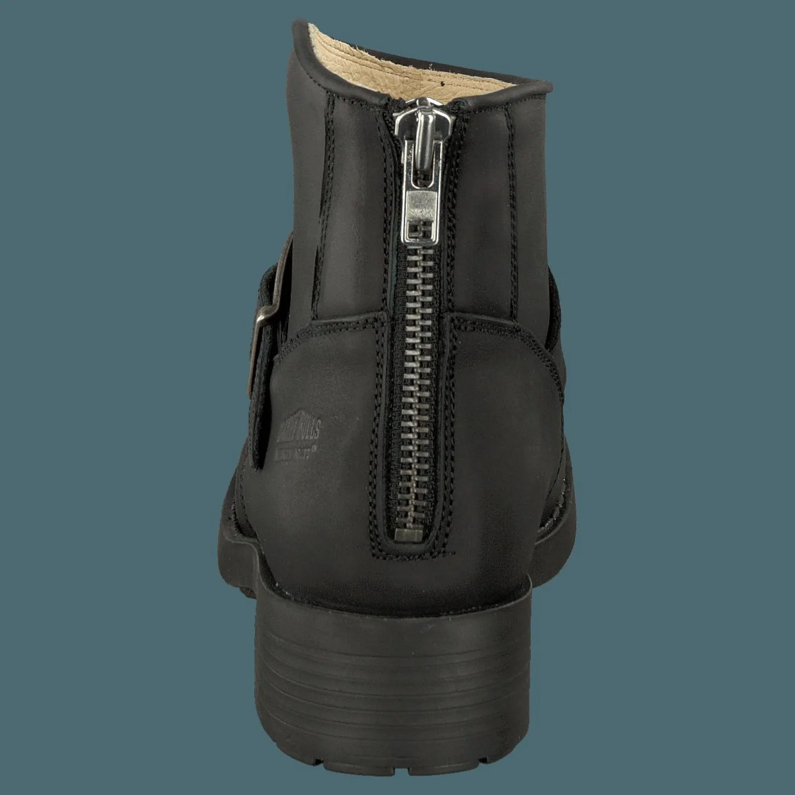 Johnny Bulls Very Low Boot Zip Back Black/Silver