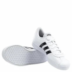 Barn adidas VL Court 2.0 Shoes Cloud White / Core Black / Cloud White