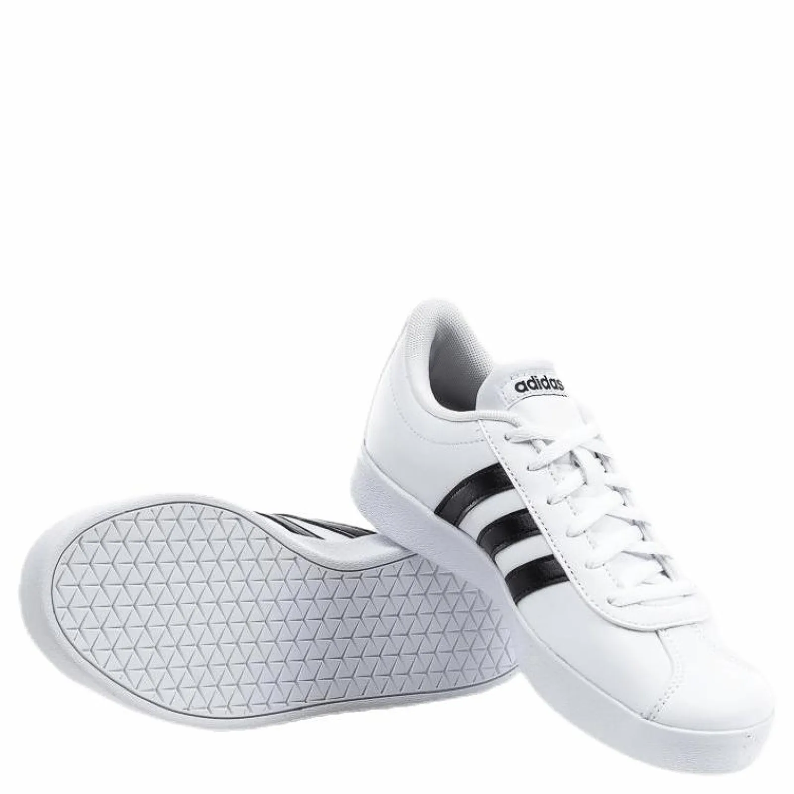 Barn adidas VL Court 2.0 Shoes Cloud White / Core Black / Cloud White