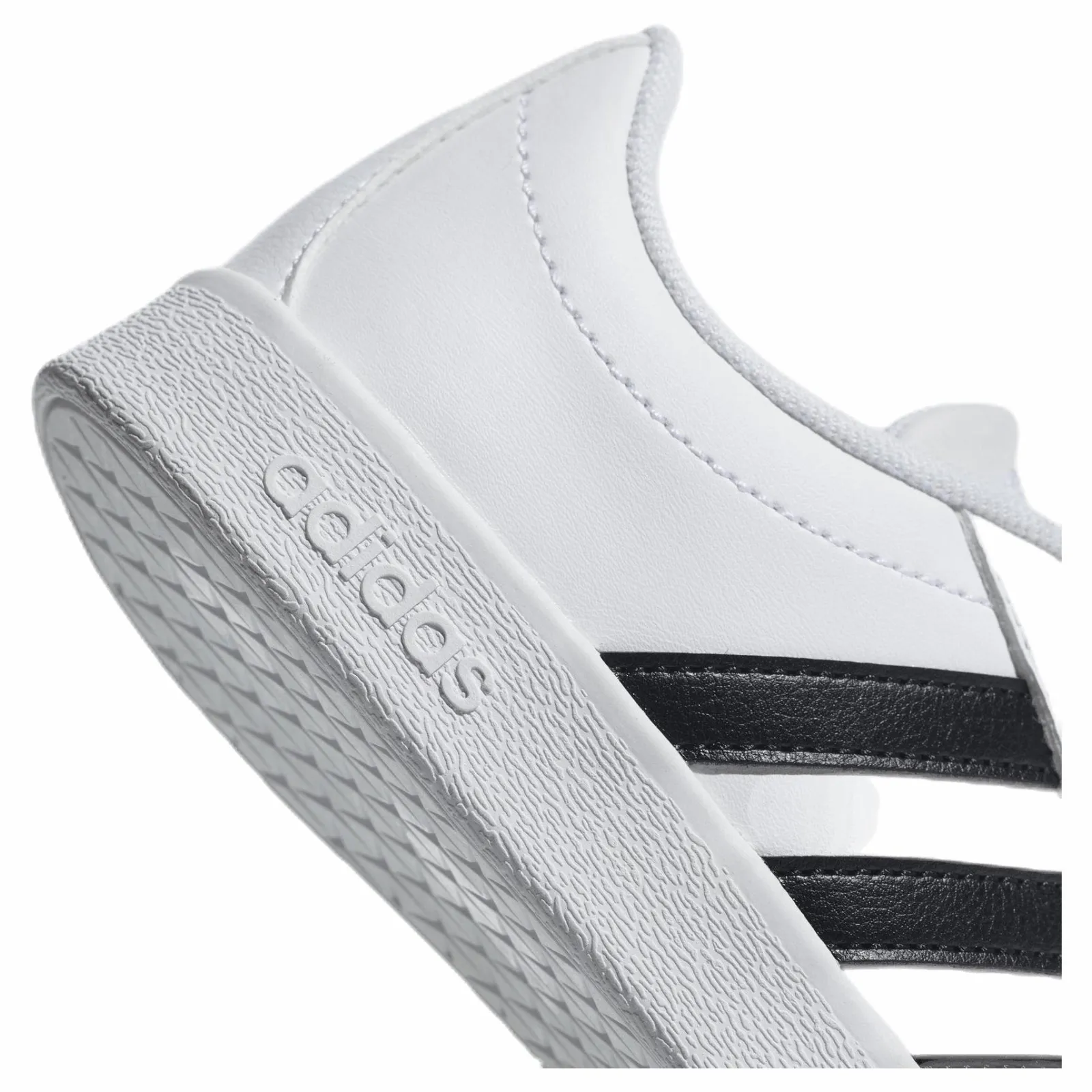 Barn adidas VL Court 2.0 Shoes Cloud White / Core Black / Cloud White