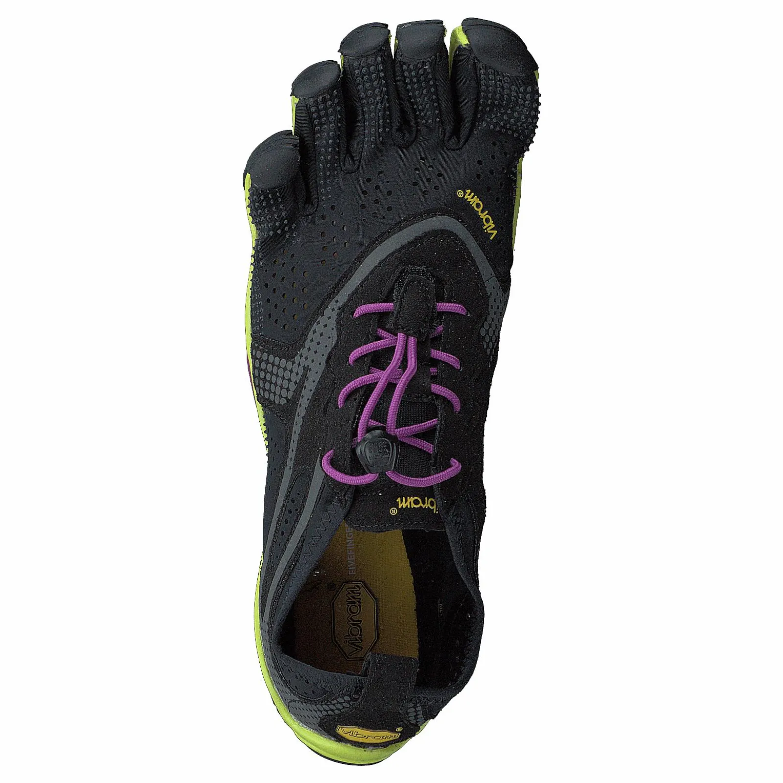 Vibram Fivefingers V-run Black/yellow/purple