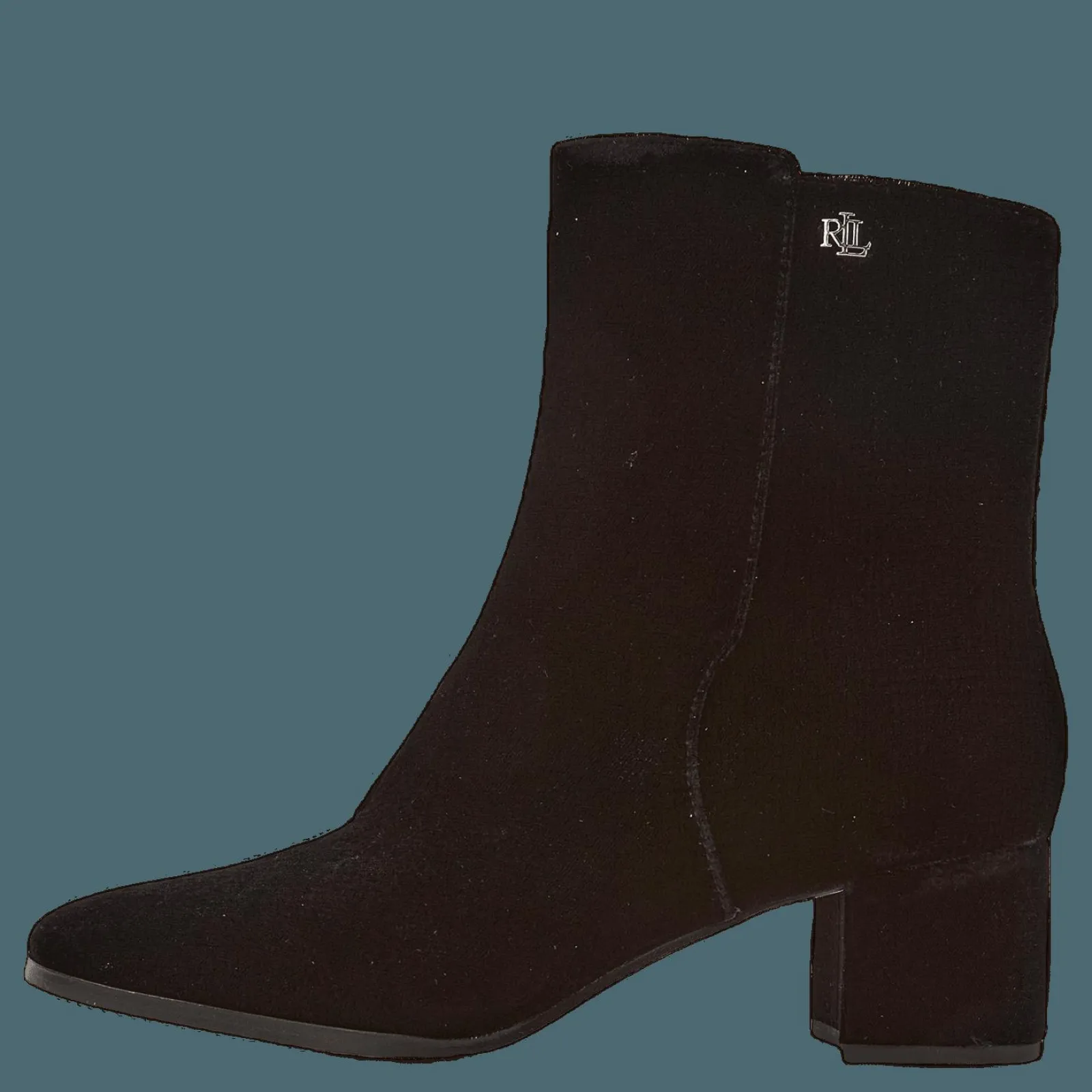 Lauren Ralph Lauren Wendey II Velvet Bootie Black
