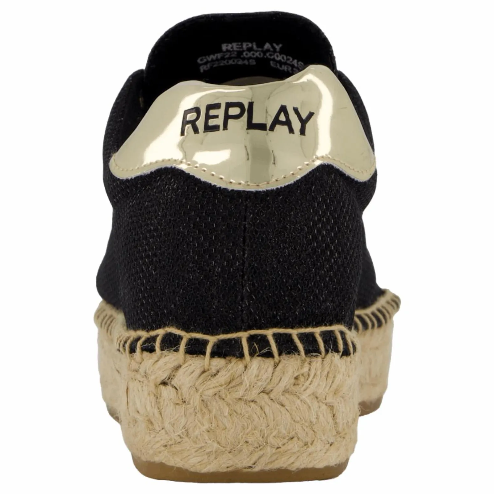 Replay Winn Espadrille Black