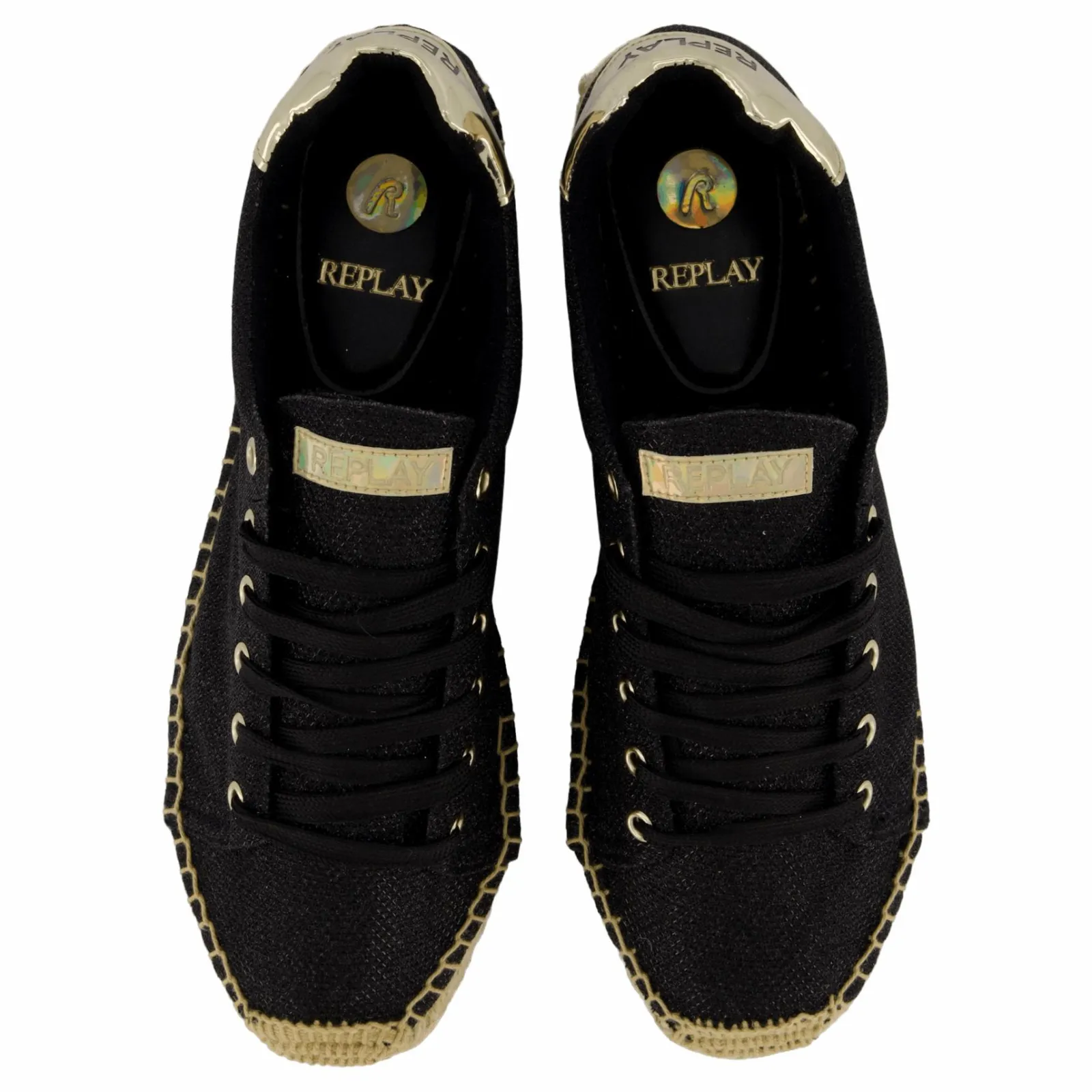 Replay Winn Espadrille Black