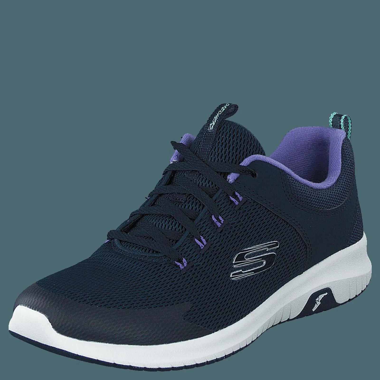 Skechers Womens Navy Purple