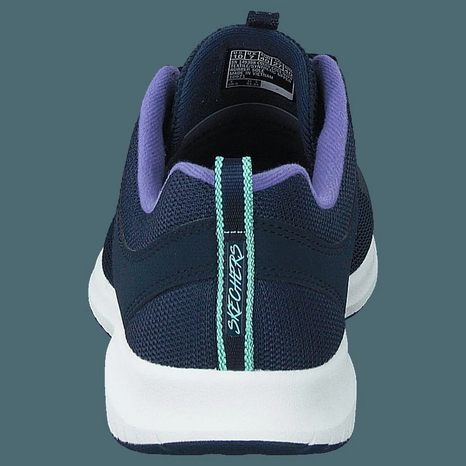 Skechers Womens Navy Purple