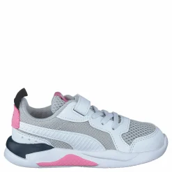 Barn Puma X-ray Ac Inf White-grayviol-sachetpink-peac