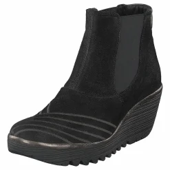 Fly London Yave Black/bronze