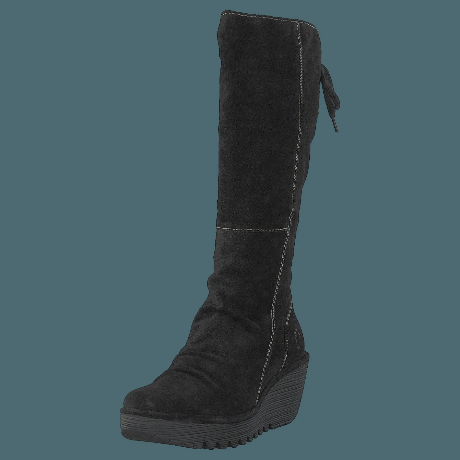 Fly London Yust Oil Suede Black