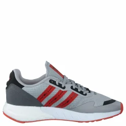 adidas Originals Zx 1K Boost Grey Two / Semi Solar Red / Cloud White