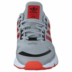 adidas Originals Zx 1K Boost Grey Two / Semi Solar Red / Cloud White