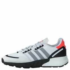 Barn adidas Originals Zx 1K Boost J Crystal White / Silver Metallic / Core Black